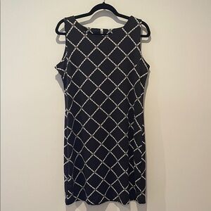 Lulu-B Black and White Checkered Mini Dress